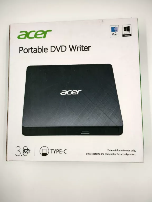 ACER NAPĘD ZEWNĘTRZNY NAGRYWARKA CD DVD-RW USB-C