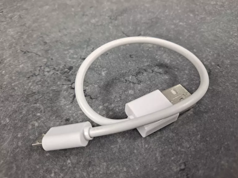 MINI KABEL DO ŁADOWANIA USB MICRO  BIAŁE
