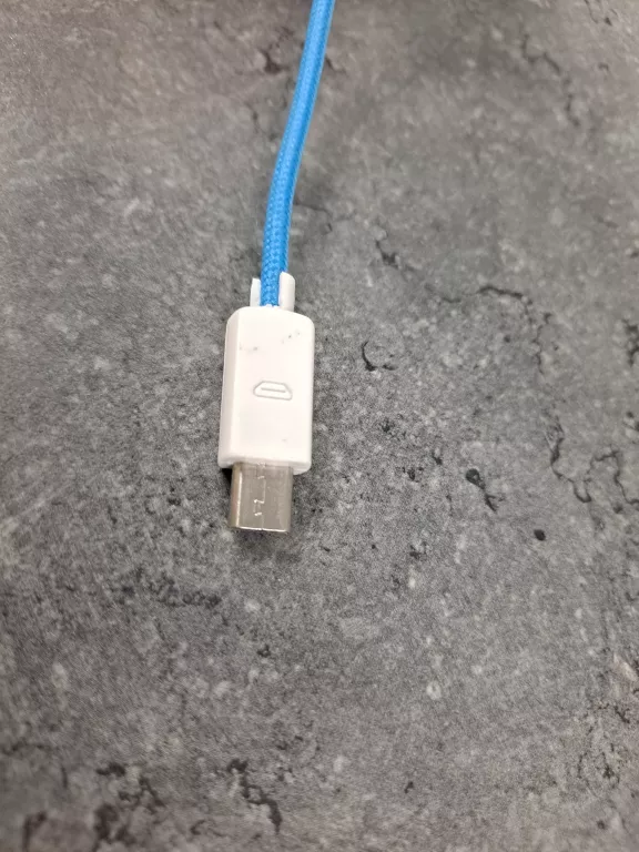 MINI KABEL DO ŁADOWANIA USB MICRO NIEBIESKIE