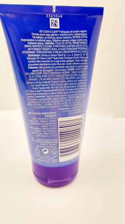 PEELINGUJĄCY ŻEL PRZECIW WĄGROM CLEAN& CLEAR 150ML