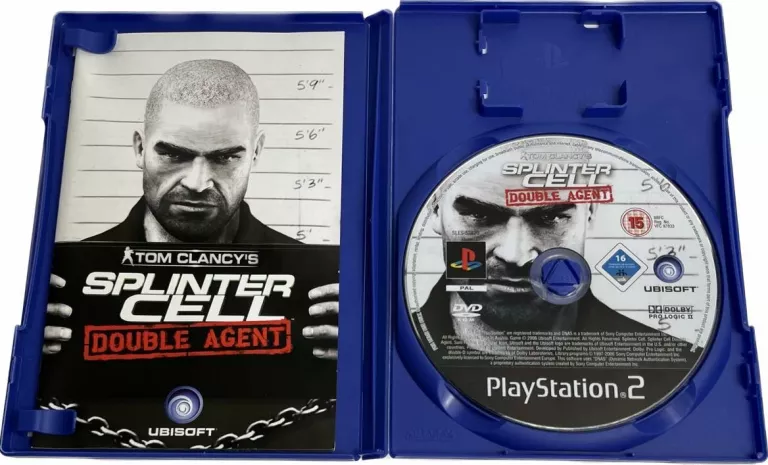 PS2 TOM CLANCYS SPLINTER CELL DOUBLE AGENT