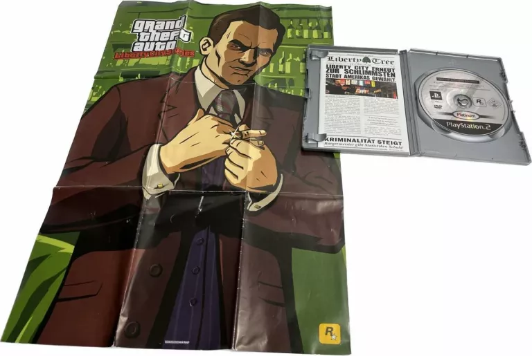 PS2 GTA LIBERTY CITY STORIES KOMPLET