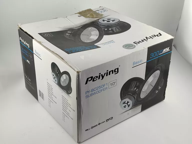 GŁOŚNIK SAMOCHODOWY SUBWOOFER PEIYING PY-BC250F1