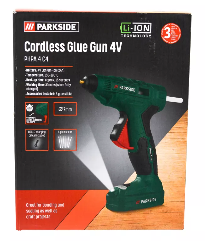 PISTOLET DO KLEJU NA GORĄCO PARKSIDE