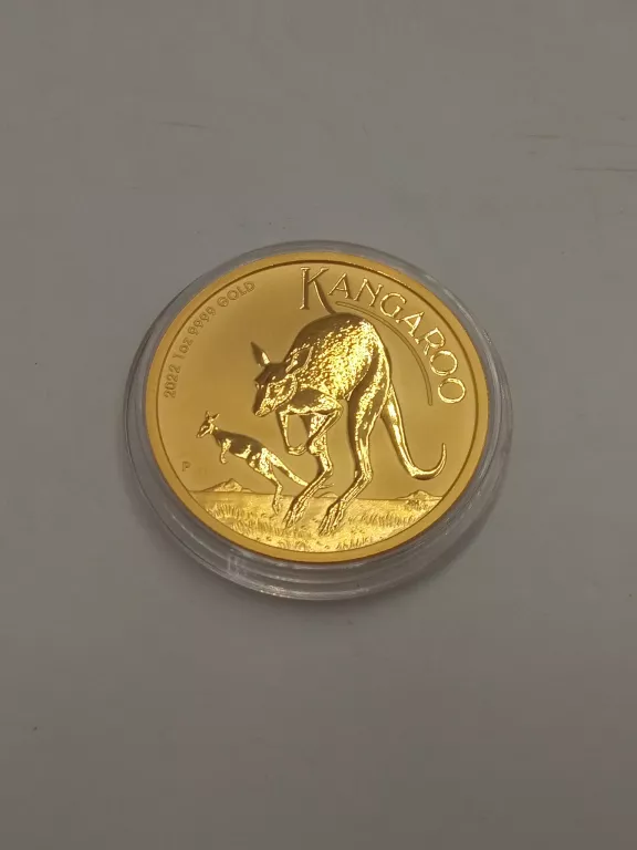 ZŁOTA MONETA AUSTRALIJSKI KANGUR 1 UNCJA 2022