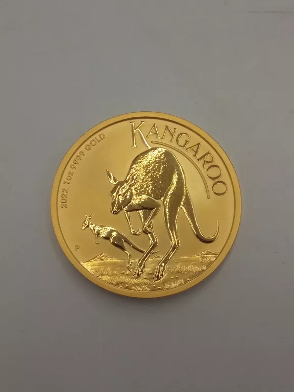 ZŁOTA MONETA AUSTRALIJSKI KANGUR 1 UNCJA 2022