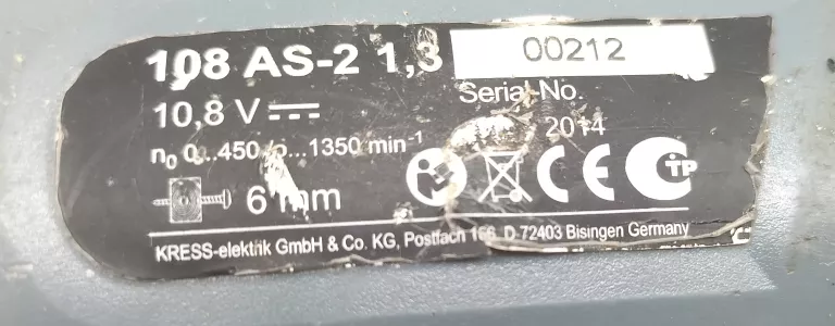 AKUMULATOROWA WIERTARKO WKRĘTARKA KRESS 180