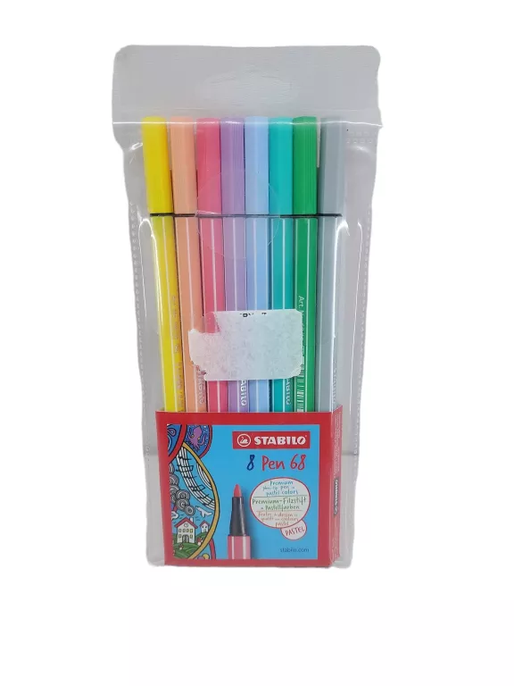 CIENKOPISY STABILO PASTEL PEN68 8SZT