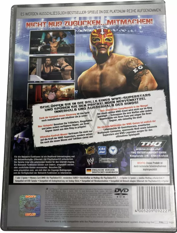 GRA PS2 SMACK DOWN VS RAW 2007
