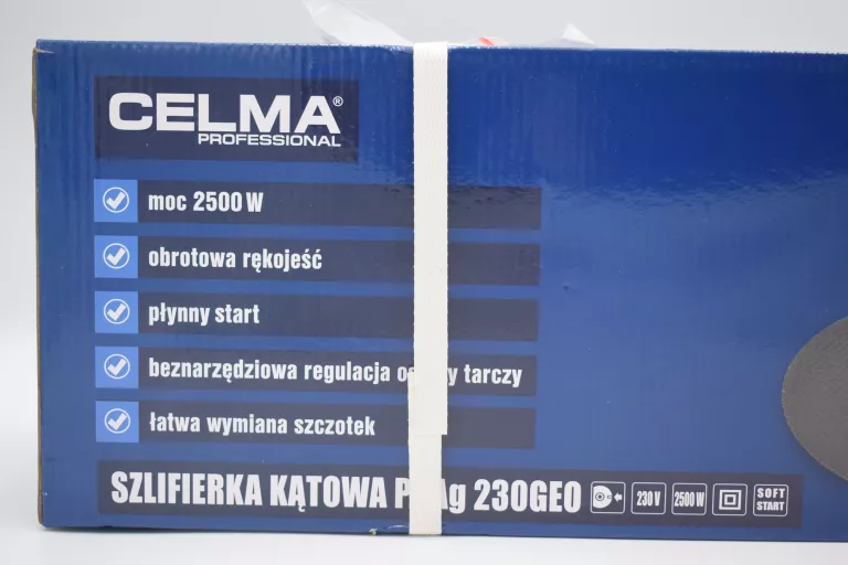 SZLIFIERKA KĄTOWA CELMA PRAG 230GEO 2500W
