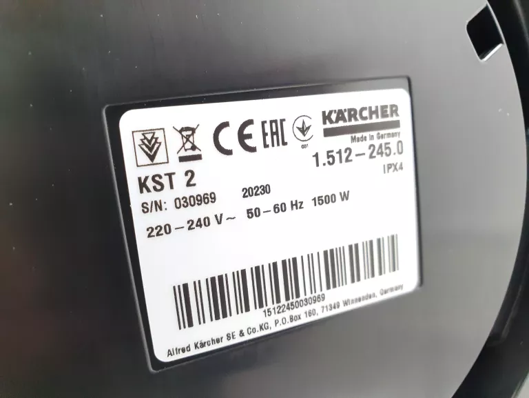 PAROWNICA KARCHER KST 2 KOMPLET IGŁA