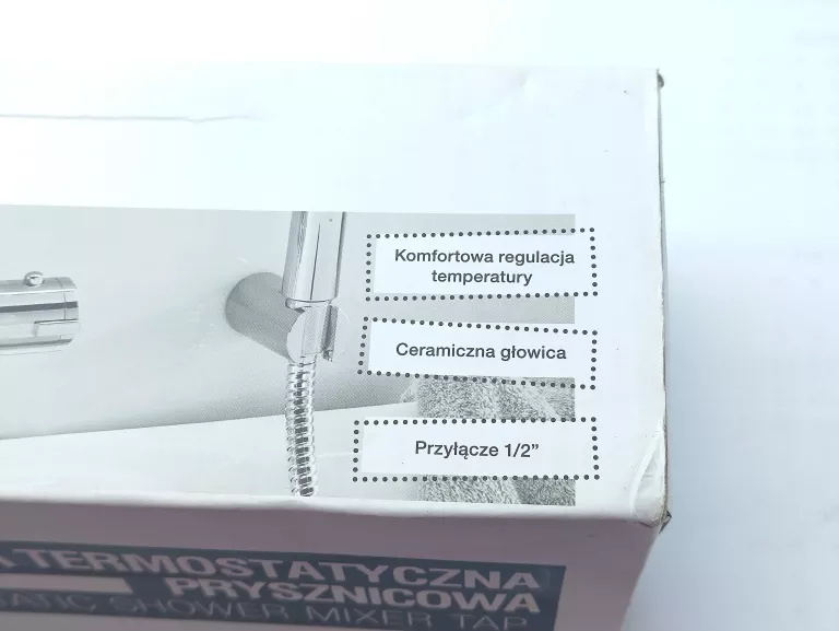 BATERIA TERMOSTATYCZNA PRYSZNICOWA SMUKEE HOME