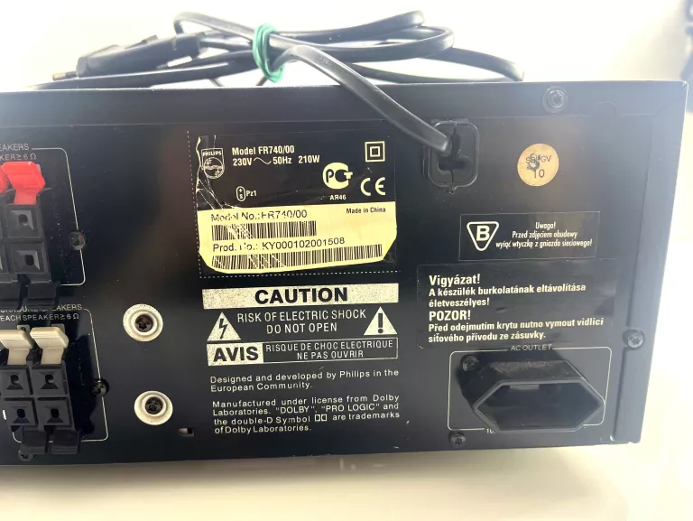 GŁOŚNIKI SONY HYBRID DUAL WOOFER Z PHILIPS FR740