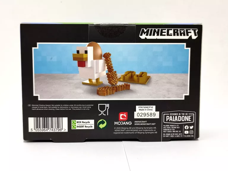 MINECRAFT STOJAK NA JAJKO NA MIĘKKO DLA DZIECKA