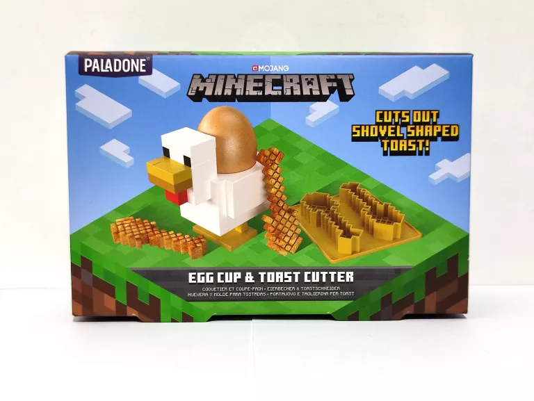 MINECRAFT STOJAK NA JAJKO NA MIĘKKO DLA DZIECKA