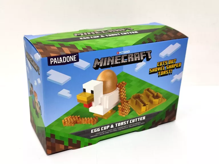 MINECRAFT STOJAK NA JAJKO NA MIĘKKO DLA DZIECKA