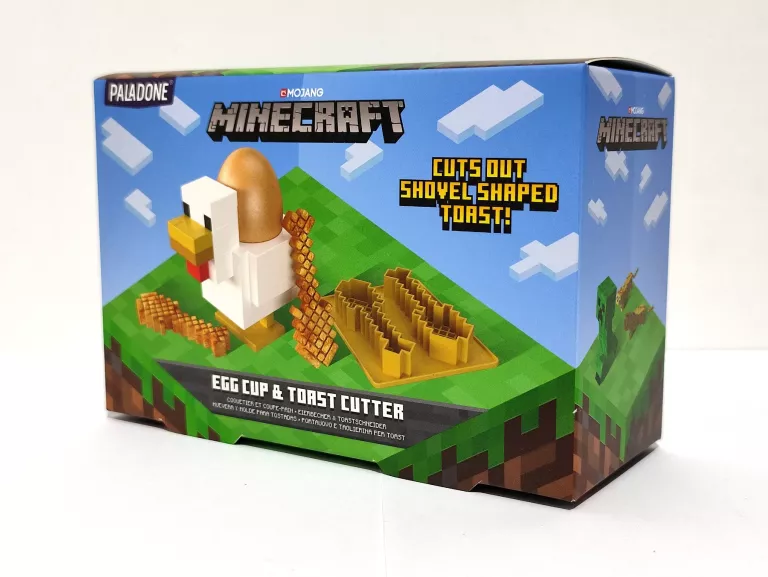 MINECRAFT STOJAK NA JAJKO NA MIĘKKO DLA DZIECKA