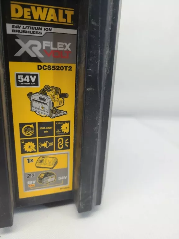 ZAGŁĘBIARKA FLEXVOLT 54V 2X 6AH DEWALT DCS520T2