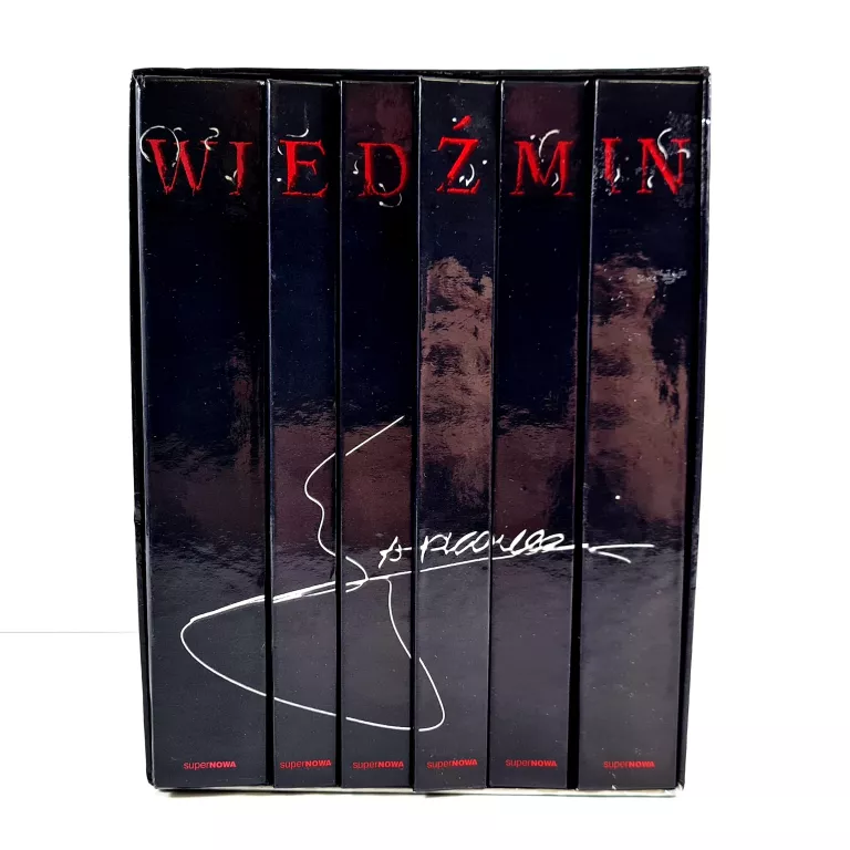 WIEDŹMIN EDYCJA KOLEKCJONERSKA 1-7 T CZARNE