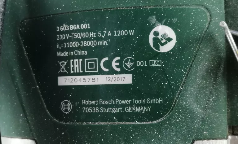 FREZARKA GÓRNOWRZECIONOWA BOSCH POF 1200 AE 1200W