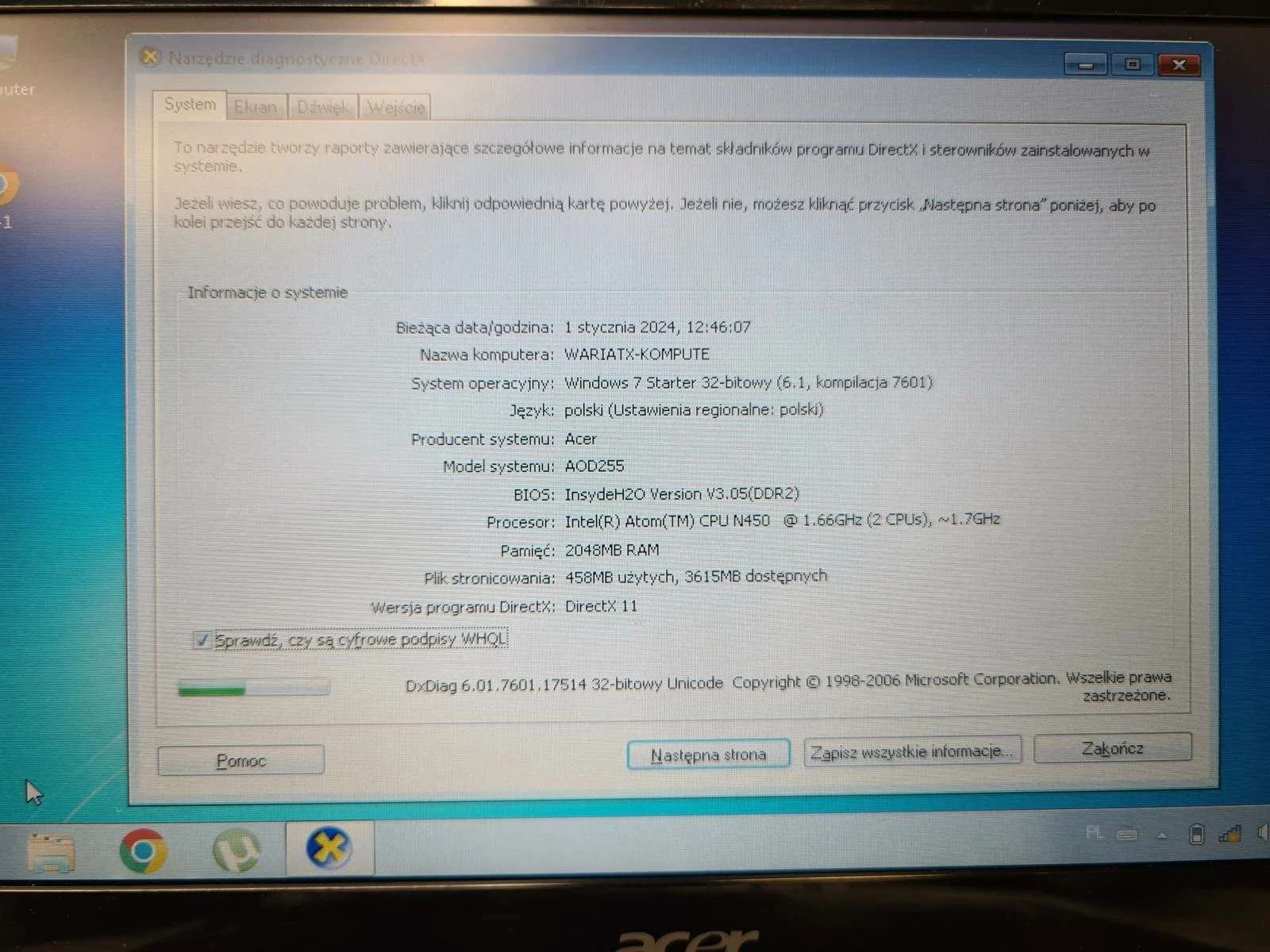 laptop-acer-aspire-one-d255-stan-uzywany