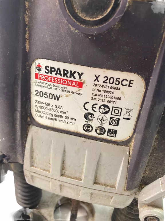 FREZARKA SPARKY X205CE + WALIZKA Z AKCESORIAMI