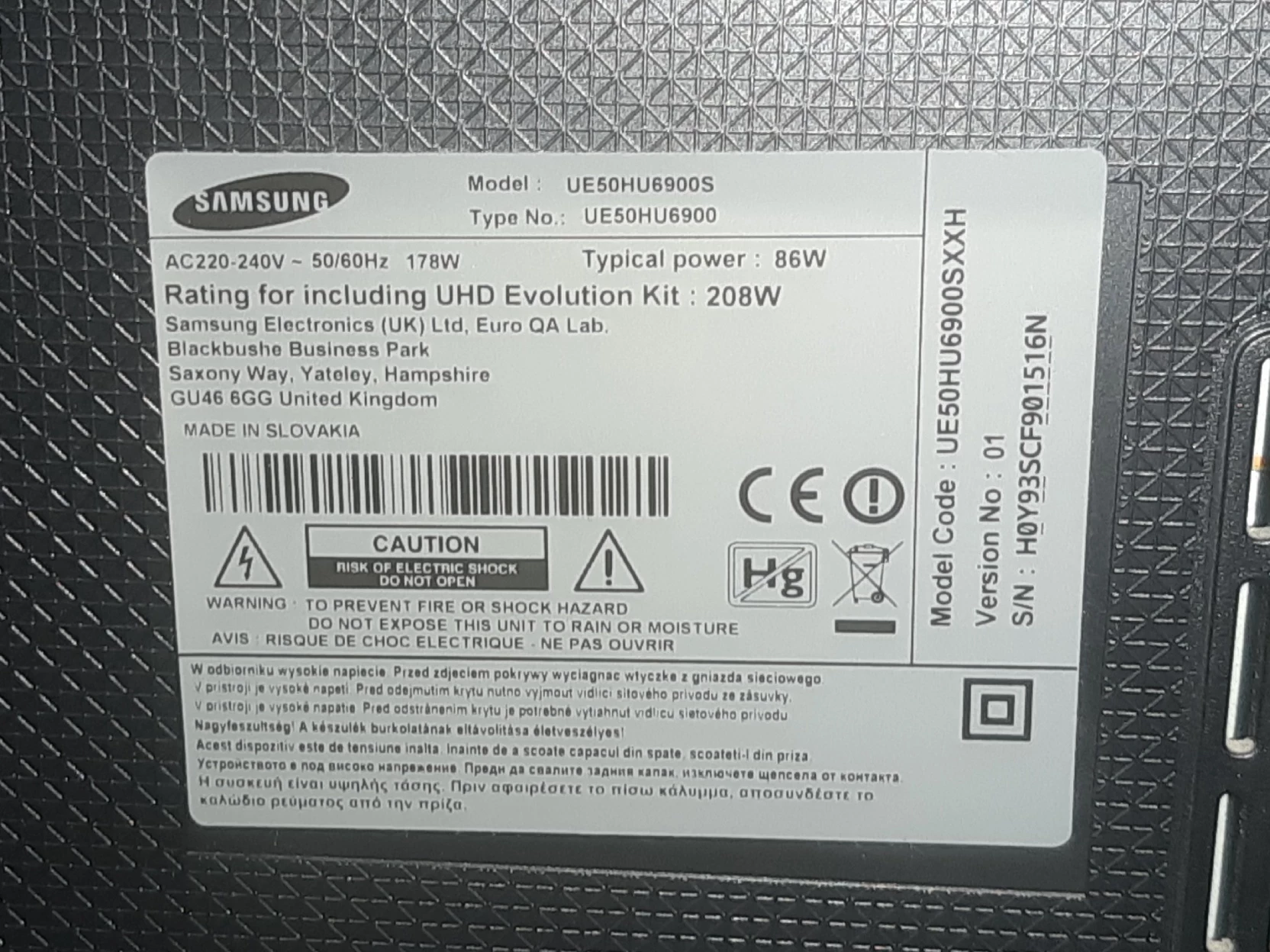 smart-tv-4k-samsung-50-dvb-t2-ue50hu6900s-stan-uzywany