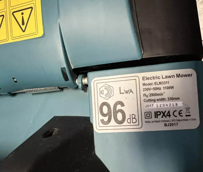 ELEKTRYCZNA KOSIARKA DO TRAWY MAKITA ELM3311 1100W