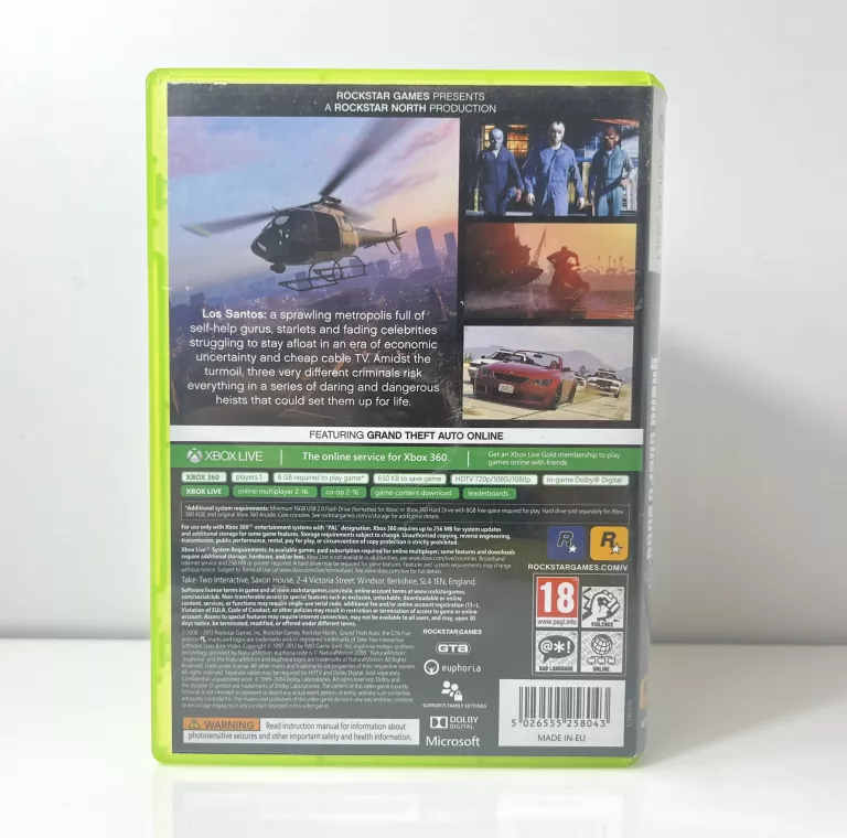 XBOX 360 GTA V