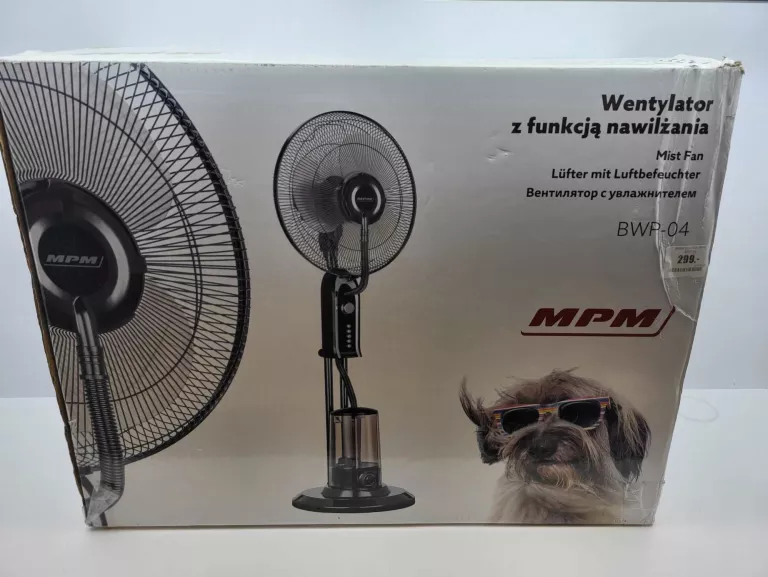 WENTYLATOR PODŁOGOWY MPM BWP-04 CZARNY