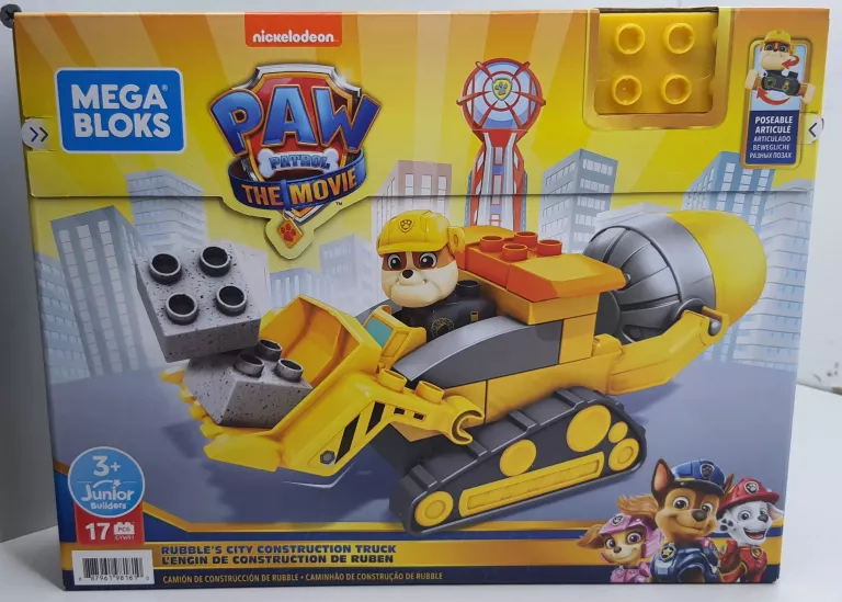 MEGA BLOKS PSI PATROL BETONIARKA RUBBLE GYW91