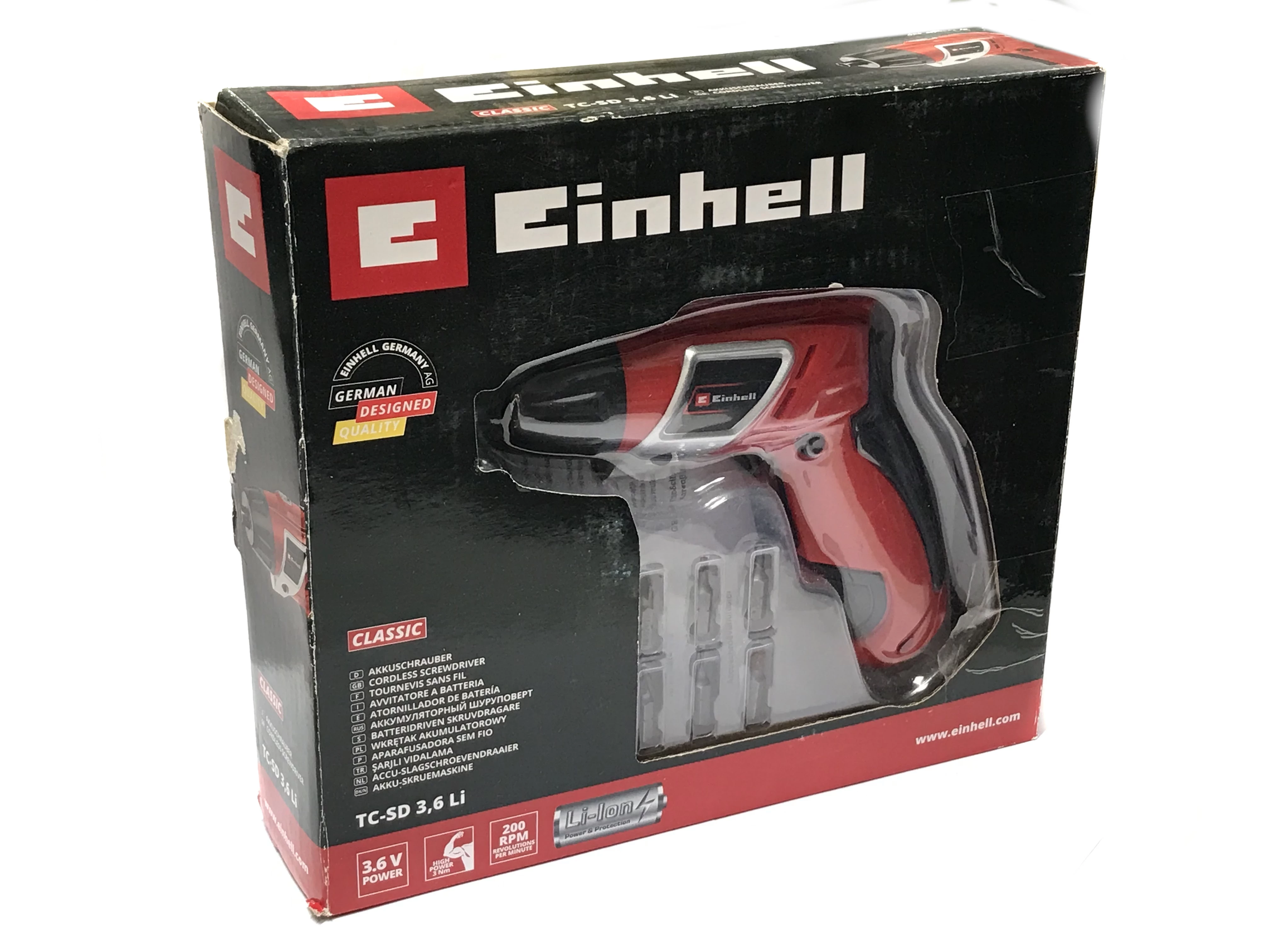 Einhell: Avvitatore a batteria EINHELL TC-SD3,6 LI