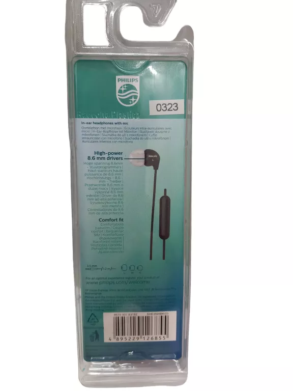 SŁUCHAWKI PHILIPS BASS SOUND CZARNE