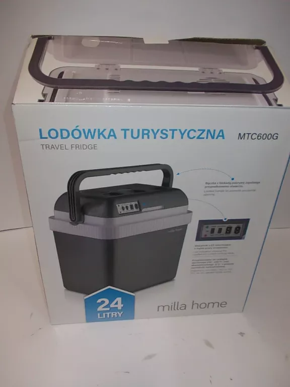 LODÓWKA TURYSTYCZNA MILLA HOME MTC600G ZESTAW Lodówki turystyczne