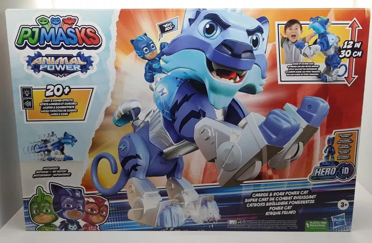 PIDŻAMERSI PJ MASKS RYCZĄCY WALECZNY KOT DŹWIĘK ŚWIATŁO HASBRO F5202