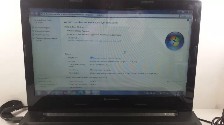 LAPTOP LENOVO G50-45 80E3 4GB RAM AMD E1-6010