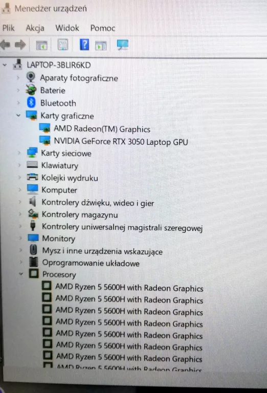LAPTOP LENOVO 15ACH6 IDEAPAD GAMING 3 R5 RTX3050 512SSD