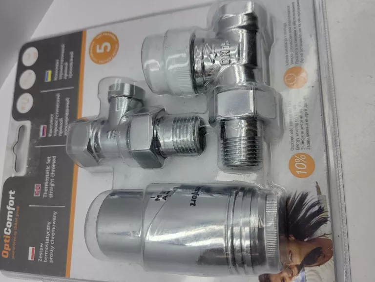 ZESTAW TERMOSTATYCZNY IDMAR KĄTOWY CHROM