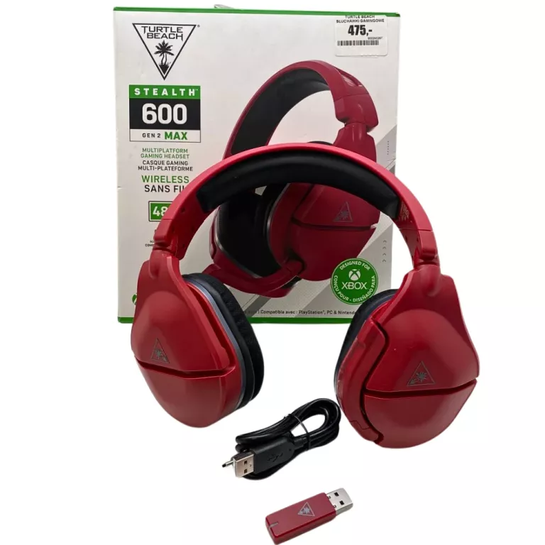TURTLE BEACH SŁUCHAWKI GAMINGOWE STEALTH 600 GEN2 MAX BEZPRZEWODOWE