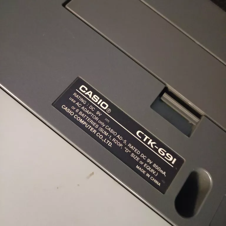 CASIO CTK-691 KEYBOARD DYNAMIKA KLAWISZY LCD MIDI