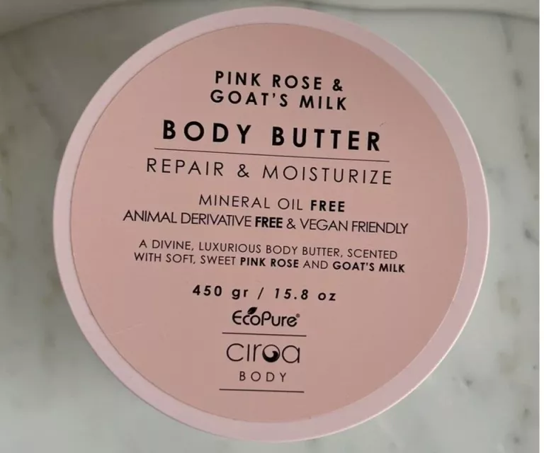 MASŁO CIROA RÓŻOWA RÓŻA I KOZIE MLEKO 450G