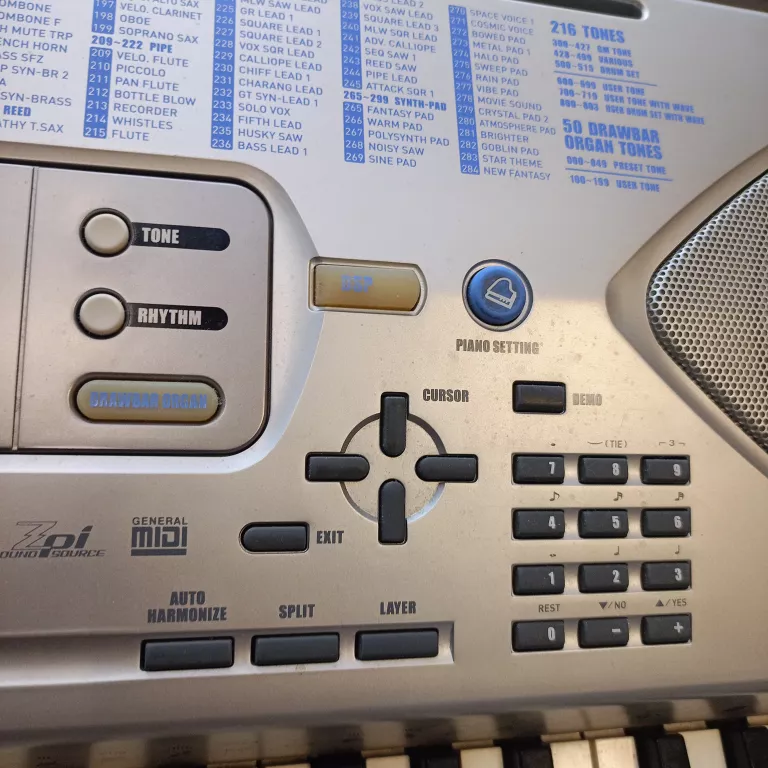 CASIO CTK-691 KEYBOARD DYNAMIKA KLAWISZY LCD MIDI