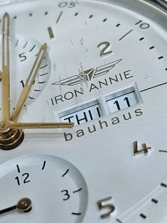 ZEGAREK IRON ANNIE BAUHAUS AUTOMATIC CHRONO VALJOUX IA-5018-4