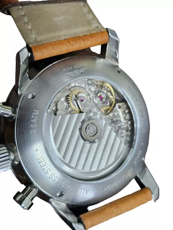 ZEGAREK IRON ANNIE BAUHAUS AUTOMATIC CHRONO VALJOUX IA-5018-4