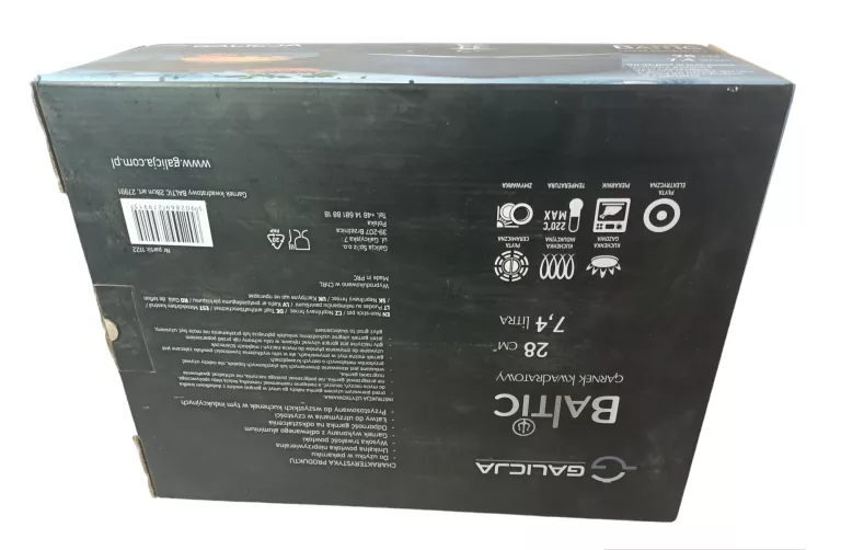 garnek-kwadratowy-galicja-baltic-28cm-stan-powystawowy