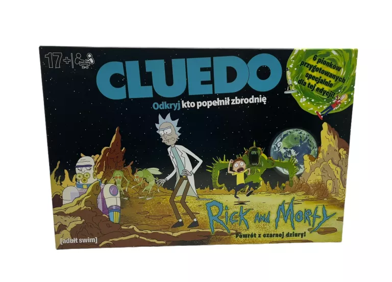 GRA PLANSZOWA CLUEDO: RICK AND MORTY OKAZJA!