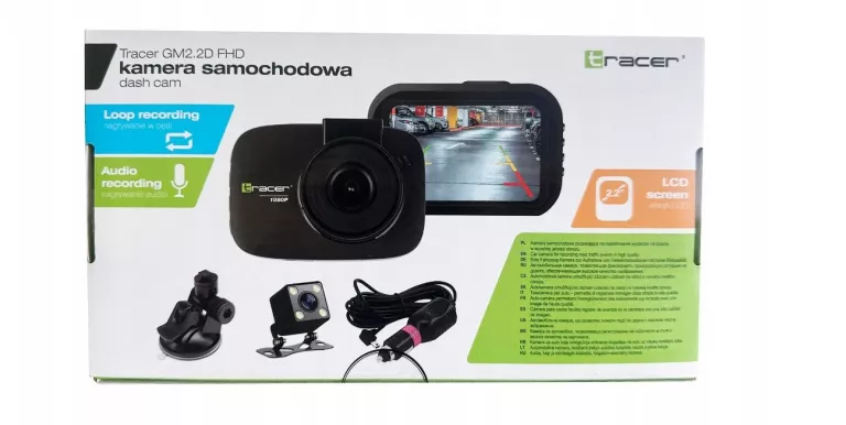 KAMERKA SAMOCHODOWA TRACER GM2.2D FHD