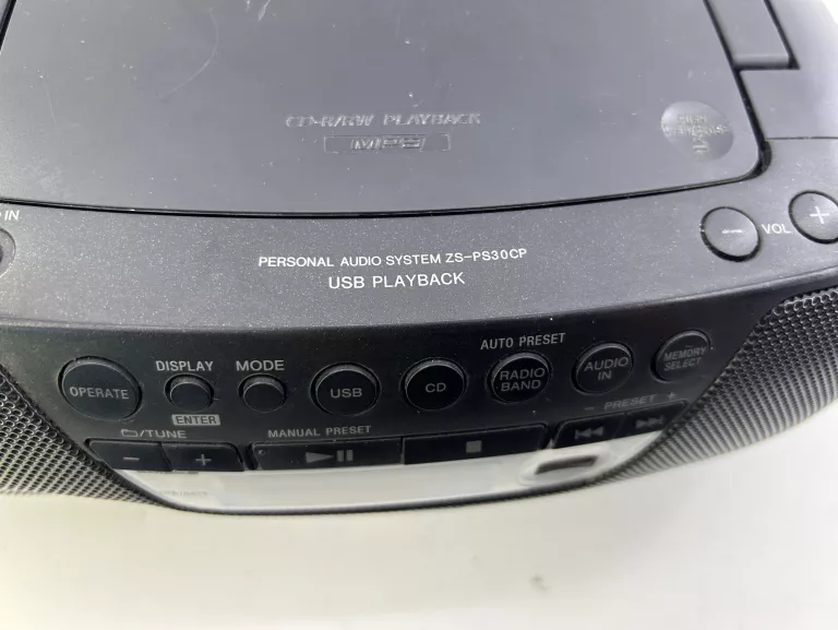 RADIO SONY ZS-PS30CP USZKODZONE