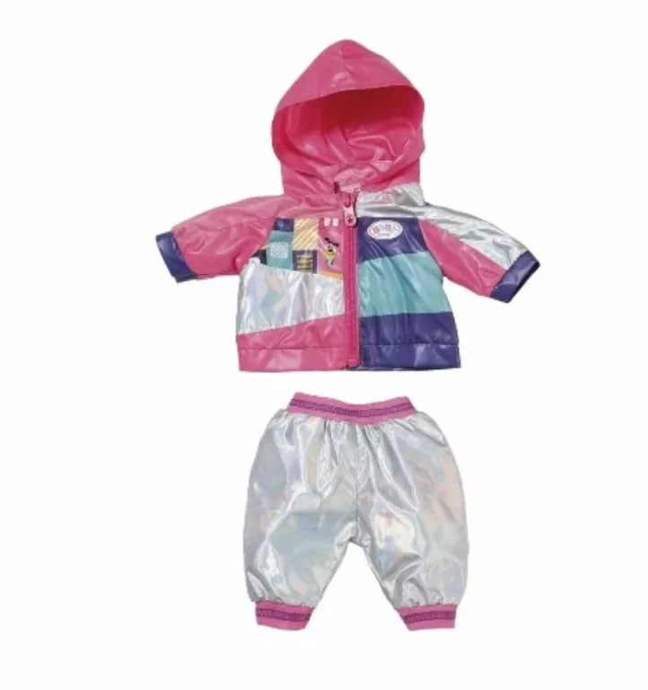BABY BORN KURTKA ROWEROWA I SPODNIE 43 CM,