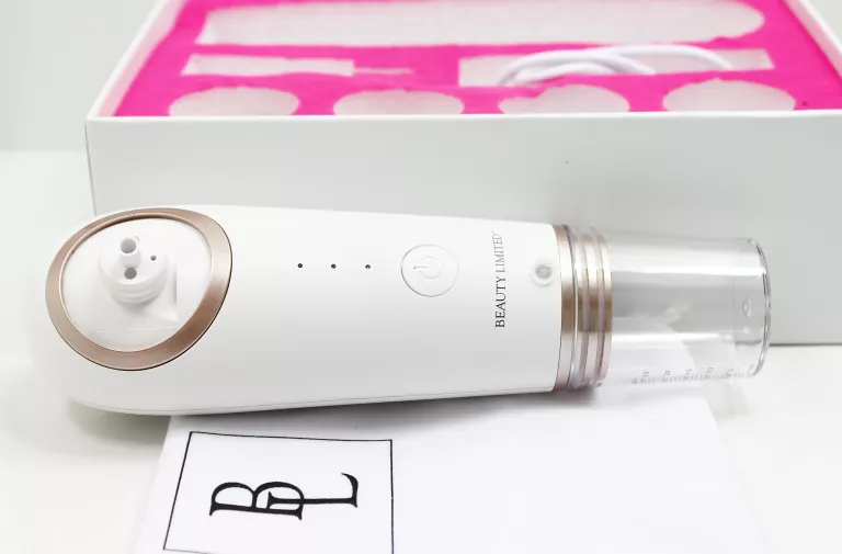 HYDRABRAZJA MOBILNA 4 GŁOWICE FILTRY KOMPRESY ZESTAW BEAUTY LIMITED 10W